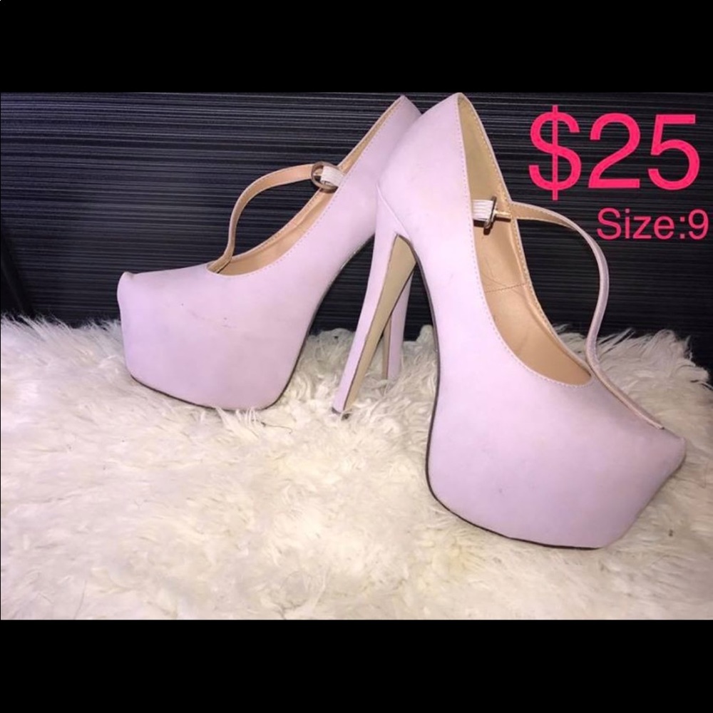 Purple High Heels